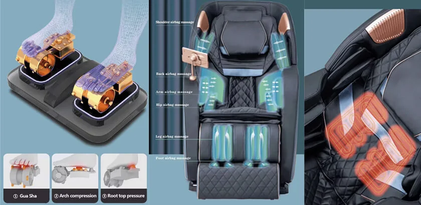 4D Zero Gravity Massage Chair: features
