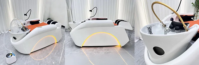 Hair Washing Massage Table: equipment detail
