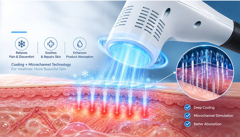 Vertical RF fraccionado con microagujas: detalle del equipo